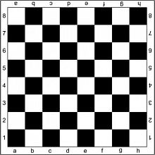 Круглый ковер по индивидуальному проекту Шахматы