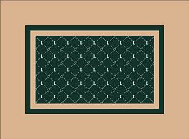 Овальный ковер для выставки