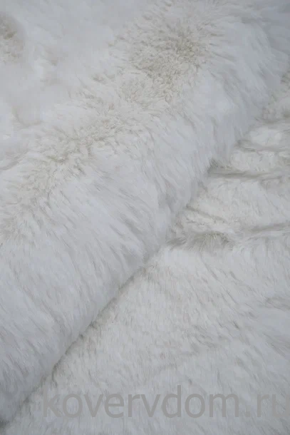 Ковер из искусственного меха Krolik 1000A T1120_CREAM круг