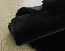 Ковер длинноворсовый RABBIT PREMIUM MS1000 BLACK Круг