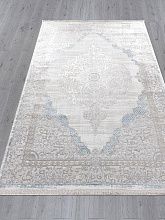 Круглый ковер EFSAN L279A CREAM SHRINK / BLUE FDY