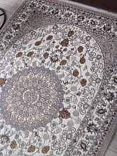 Ковер с бахромой HALIF F611 GRAY-GREEN