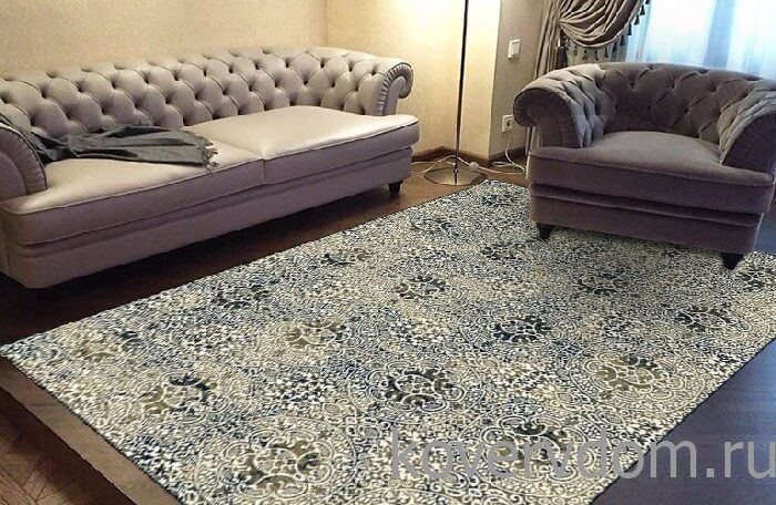 Ковер из вискозы и хлопка Royal Palace R 14784 6131