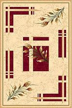 Ковер из Азии Премиум рельефный LILIA bordo