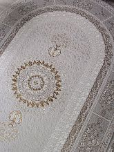 Ковер ZARINA A053B LIGHT GREY SHRINK / LIGHT GREY SHRINK Овал