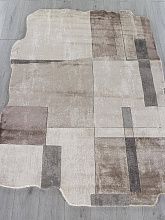 Ковер в зал бежевый SAFIR-A 00838C GREY / BROWN