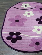 Овальный ковер розовый SUNRISE 2 V117 PINK Овал