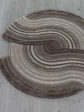 Круглый ковер в спальню SAFIR 00835C GREY / BROWN Круг