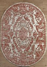 Ковер из Турции розовый STYLE Q8738 055 PINK Овал