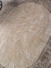 Ковер PRAGA 06022A TOZ GRI / KAHVE Овал