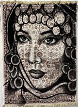 Круглый ковер PICTURES PC 54 GRAY-BEIGE