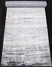 Однотонный ковровая дорожка PERU D060A D.GREY SHIRINK / BLUE FDY