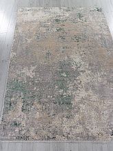 Круглый ковер LIMAN F163 GRAY-GREEN