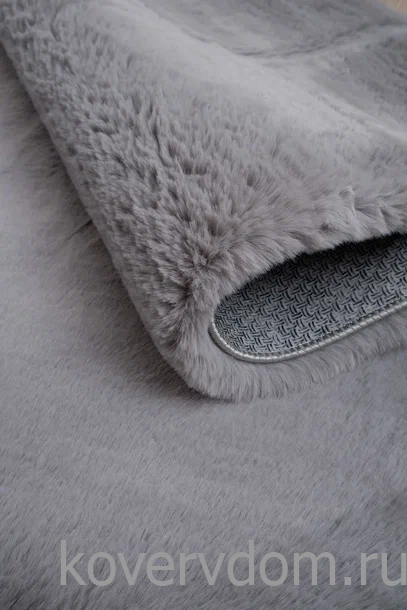 Ковер из искусственного меха Krolik 1000A T9082_GREY