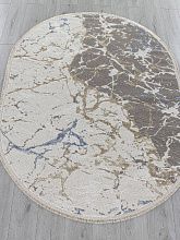 Круглый ковер MOSSO 27231A GRY / BLUE Овал