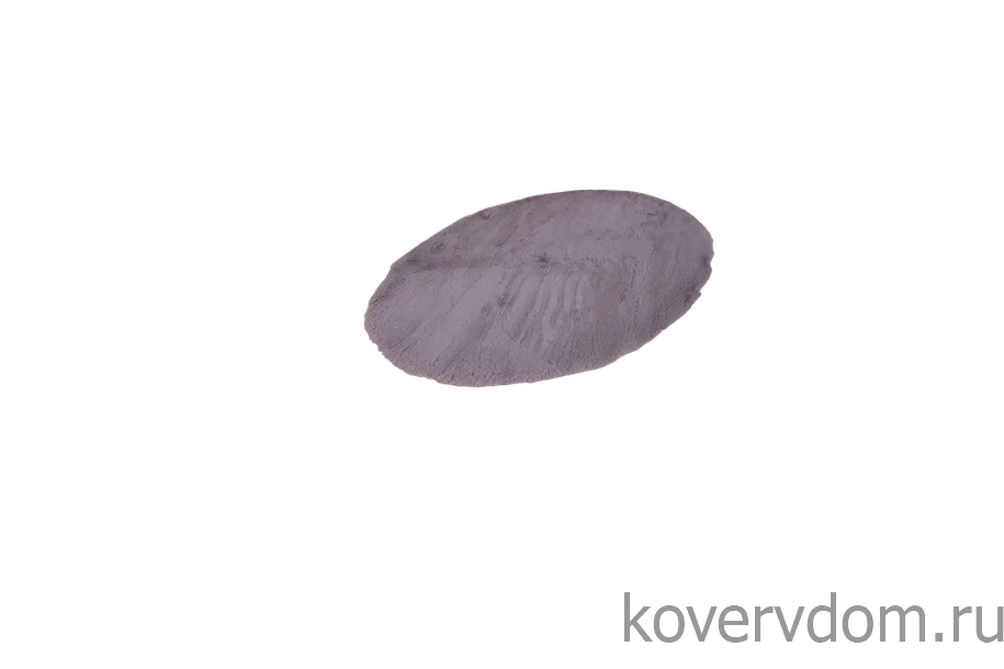 Ковер из искусственного меха Krolik 1000A T9082_GREY круг