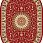 Ковер LAGUNA D409 RED Овал