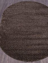 Ковер Шегги коричневый PLATINUM t600 D.BEIGE-BROWN Овал
